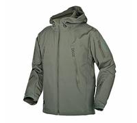 Chaqueta táctica con capucha para hombre Kelmon, chaqueta, Manga Larga, Hombre, color Ejercito Verde, tamaño X-Large