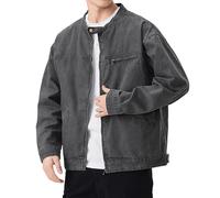 Chaqueta Tejana Hombre Chaqueta Vaquera Hombre De Marca Casual Cazadora Aviador Jackets Chaquetas Abrigo Ligera Entretiempo for Men Borrego Trucker Jacket Windproof Negra Paño 3Xl Plumas Juveniles