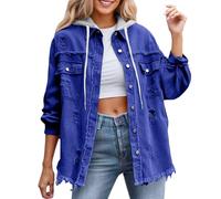 Chaqueta Tejana Mujer Chaquetas Vaqueras De Mujer Cazadora Entretiempo Estilo Militar Casaca Ante Camisas Camisa Vaquera Vestidos Vaqueros Blanca Biker Chaleco Calentado Para Encerada 4Xl Invierno