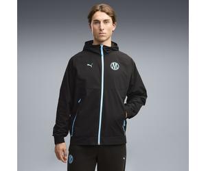 Chaqueta tejida con cremallera Olympique de Marseille PUMATECH para hombre, Ropa, Negro, L