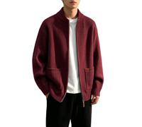Chaqueta Tela Hombre Cortavientos Borrego 1 Efecto Botones Juvenil Insulated Amarillo Escocesa Caqui Vino Lobo Dentro Originales Chalecos Rayas Manga Importadas Estilos Calefaccion