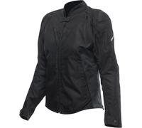 Dainese - Avro 5 Tex Jacket Wmn, Chaqueta de Moto de Tela, con Protecciones, Mujer, Negro/Negro/Negro, 44