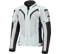 Held Sonic II Chaqueta textil de motocicleta para damas, negro-gris, tamaño 2XL para Mujer