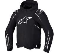 Chaqueta textil impermeable para moto Alpinestars Zaca V2, negra, S
