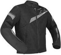 Richa Gotham 3 WP Chaqueta textil de moto impermeable, negro, tamaño L para Hombres
