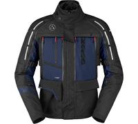 Spidi 4 Season V3 H2Out Chaqueta textil impermeable, negro-azul, tamaño M para Hombres