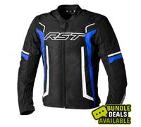 Chaqueta textil RST Pilot Evo (CE) para hombre - negro/azul/blanco