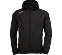 Uhlsport Essential Rain Jacket Chaqueta Impermeable Para Hombre, Hombre, negro/blanco, M