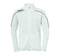 Uhlsport Stream 22 Classic Jacket chaqueta de poliéster con cuello alto, Unisex adulto, White/Black, XXL
