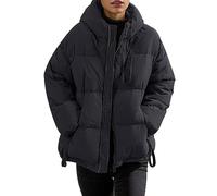 Chaqueta Ultraligera Calefactable Negra Acolchado Plumifero Acolchado Chaquetas Invierno Elegantes Peso Pluma Cazadora Fina Softshell Chaqueta Acolchada Abrigo Cremallera Talla Grande Calefactable