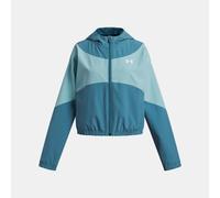 Chaqueta Under Armour Rival Woven para niña Boundless Azul / Azul Haze / Blanco YSM (127 - 137 cm)