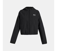 Chaqueta Under Armour Rival Woven para niña Negro / Blanco YXL (160 - 170 cm)