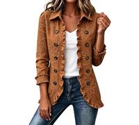 Chaqueta unisex con estampado de retazos | Parkas De Mujer Impermeables Invierno Marron Peluche Anorak Ir Vestuario Prenda Embarazada Prendas Clarito