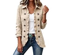 Chaqueta unisex con estampado de retazos | Parkas De Mujer Impermeables Invierno Marron Peluche Anorak Ir Vestuario Prenda Embarazada Prendas Clarito