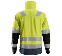 Chaqueta unisex snickers allroundwork highvis - amarillo/azul marino - talla 52