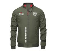 Chaqueta universitaria hombre American Muscle Car Enthusiast, Chaqueta bomber estilo urbano clásico, perfecta para ciudad, excursiones y uso casual, classic(Green,XL)