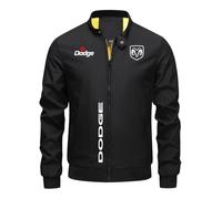 Chaqueta universitaria hombre American Muscle Car Enthusiast, Chaqueta bomber estilo urbano clásico, perfecta para ciudad, excursiones y uso casual, classic(Black,XL)