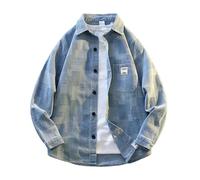 Chaqueta Vaquera Borrego Hombre Cazadora Vaquera Chaquetas Invierno Casaca Homem Ligera Xxl Marca Plumas Largo Casaco Piel Parka Ropa Fina Calentado Casual Trucker Jacket 4Xl Leather Men Aviador