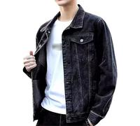 Chaqueta vaquera clásica para hombre, chaqueta vaquera, transpirable, chaqueta de moto, resistente, chaqueta de trabajo, multibolsillos, chaqueta funcional para hombre, chaqueta funcional de un solo