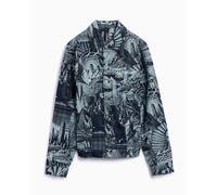 Chaqueta vaquera No Problemo Apocalypse Jacquard Men's Trucker Jacket para hombre Azul L