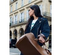 Chaqueta vaquera oversize azul mujer 36