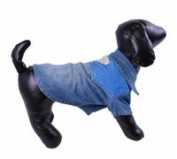Chaqueta vaquera para perros GogiPet con manga corta