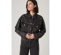 Chaqueta vaquera SHRUNKEN 90S Mujer Talla XS. Color Azul