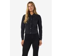 Noisy May Nmdebra L/S Black Denim Jacket Noos XS Negro