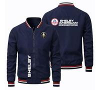 Chaqueta Verano Hombre S.H.E.L.B.Y, Abrigo Cálido, Primavera Otoño Verano Cazadoras Caballero, BéIsbol(Navy,XL)