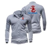 Chaqueta Verano Hombre Sc A. B, Cazadora Casual de Manga Larga, Ropa de Trabajo para Hombre, Chaqueta(Gray,M)