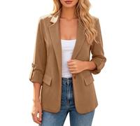 Chaqueta versátil de manga larga de color liso para otoño e invierno. Abrig | Abrigo Largo Cuadros Pantalón Verano Juveniles Rebajas Torerita Africanos Leñador Abuelas Encerada Forradas