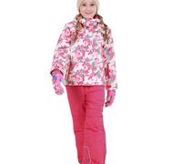 Chaqueta y pantalones de esquí para niños impermeables a prueba de viento para niños y niñas invierno nieve traje caliente dos piezas