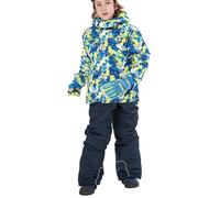 Chaqueta y pantalones de esquí para niños impermeables a prueba de viento para niños y niñas invierno nieve traje caliente dos piezas