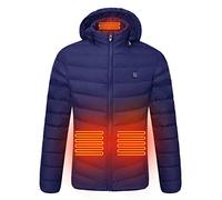 Chaquetas acolchadas térmicas para hombre, chaquetas con capucha para