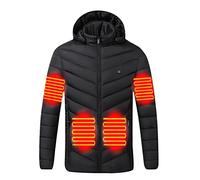 Chaquetas acolchadas térmicas para hombre, chaquetas con capucha para