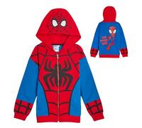 Chaquetas con capucha y cremallera para niños de Spidey and His Amazing Friends para disfrazarse, Miles Morales Ghost Spider o Spidey, 4-5 años