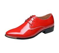 Chaquetas de Cocina Patchwork con Cordones Brillantes, Formales, Casuales, Transpirables, Casuales, Puntera Zapatillas de Gimnasia Invierno Oferta, rojo, 44 EU