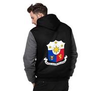 Chaquetas De Forro Polar Para Actividades Aire Libre Hombre Filipinas Emblema Nacional Chaqueta De Lana Sudadera Capucha Mujer Chaqueta Cálida De Invierno Forrada Cremallera Completa Abrigo Suave