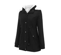 Chaquetas de forro polar para mujer, abrigo con forro polar de color sólido, chaquetas con capucha versátiles, sudaderas con capucha térmicas casuales de invierno, abrigos gruesos con bolsillos, ropa