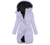 Chaquetas de invierno para mujer, abrigos largos e impermeables para mujer, abrigo acolchado de plumón, parka con forro polar, chaqueta para otoño e invierno, talla grande, gabardina cálida con