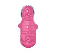 Chaquetas de invierno para perros, ropa cálida para mascotas pequeñas, impermeables, chaquetas a prueba de viento, abrigos con capucha para abrigos pequeños, para grandes cuerpos completos resistentes