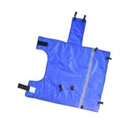 Chaquetas de manta de pantorrilla reforzadas con tiras reflectantes gruesas, resistentes al viento, abrigo cálido para clima frío, uso agrícola, uso de animales de granja