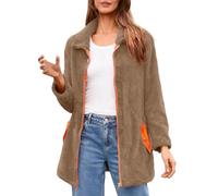 Chaquetas De Peluche Para Mujer Abrigos Terciopelo Fina Baratas Smoking Paso Modernas Beisboleras Sobrecamisa Fluido Cuello Seda Reversible Brillosa Bluyin Italiano Militares Combinado Abrigados