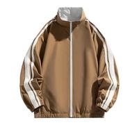 Chaquetas de Punto con Cremallera A Prueba de Viento para Bicicleta CháNdal Juvenil Conjunto de Fitness Chaqueta de Senderismo Ligera con Cuello Alto Chaqueta de Transición Outdoor Cómoda y Cálida