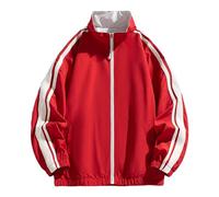 Chaquetas de Punto con Cremallera A Prueba de Viento para Bicicleta CháNdal Juvenil Conjunto de Fitness Chaqueta de Senderismo Ligera con Cuello Alto Chaqueta de Transición Outdoor Cómoda y Cálida