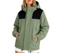 Chaquetas de verano impermeables resistentes al viento para mujer, chaqueta ligera de softshell con capucha, forro de malla cómodo, cremallera, chaqueta casual de gran tamaño, con bolsillos para