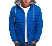 Chaquetas Hombre, Abrigo Hombre Tallas Grandes Caza Frio Chollos Ultima Hora Ofertas Flash, Deporte Deportes Deportivo Sudaderas Hombres Trabajo Largos Jersey Navidad Azul Real M