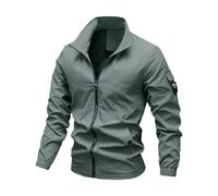 Chaquetas Hombre -Chaqueta Para Invierno fina y holgada primavera y otoño call informal negocios negros moda tendencia ropa trabajo (Mint Green M)