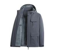 Chaquetas impermeables para hombre, chaquetas de invierno para esquí, nieve, lluvia, chaquetas de montaña cortavientos softshell con forro polar, chubasqueros con cremallera completa, abrigos con