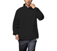 Chaquetas impermeables para hombre UPF 50+ con capucha y cremallera completa, protección UV, camisas de manga larga con SPF refrescante, chubasquero fino, Z03-negro, 7XL